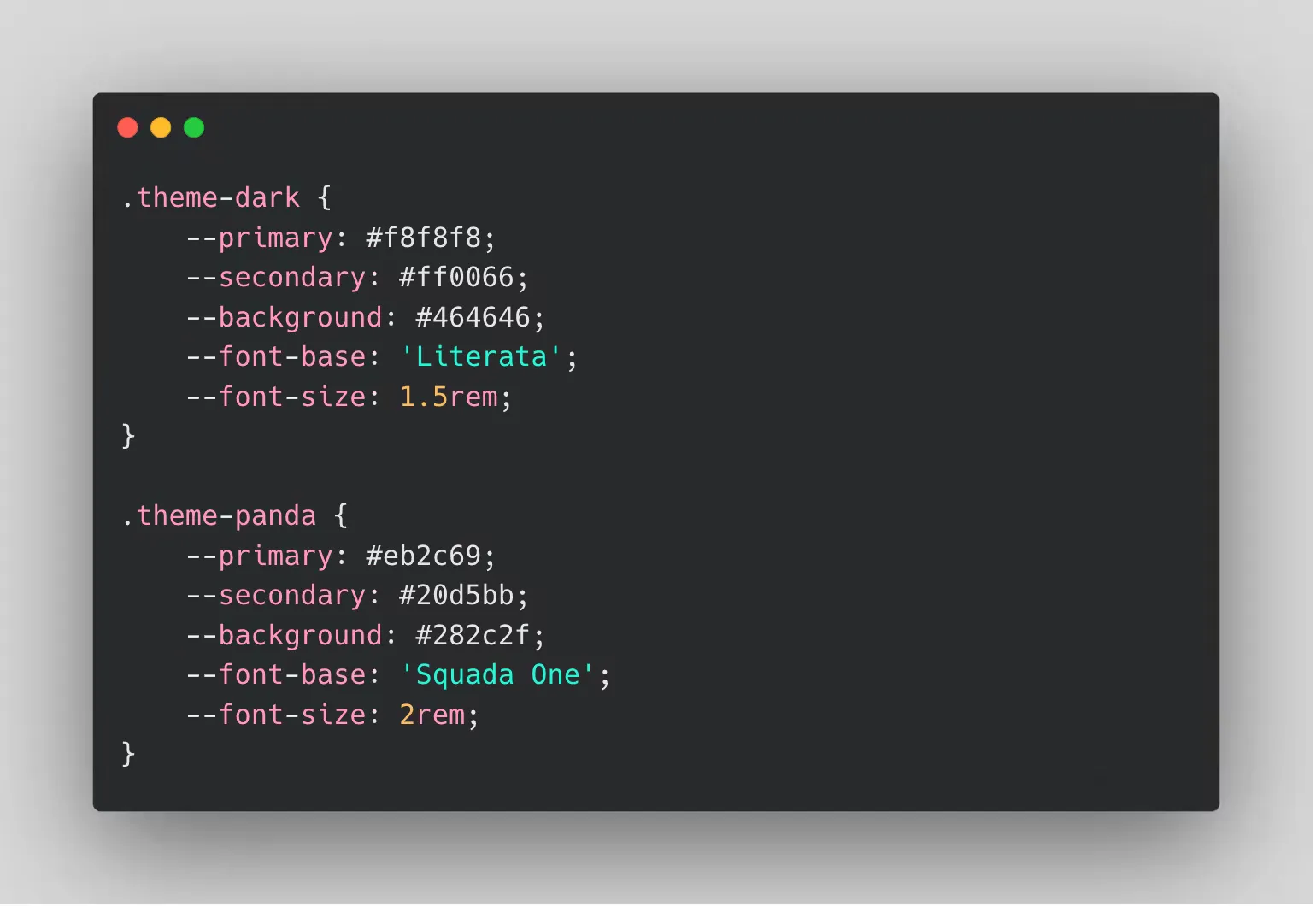 Screenshot of a CSS selector