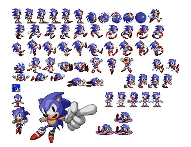Sonic image sprite